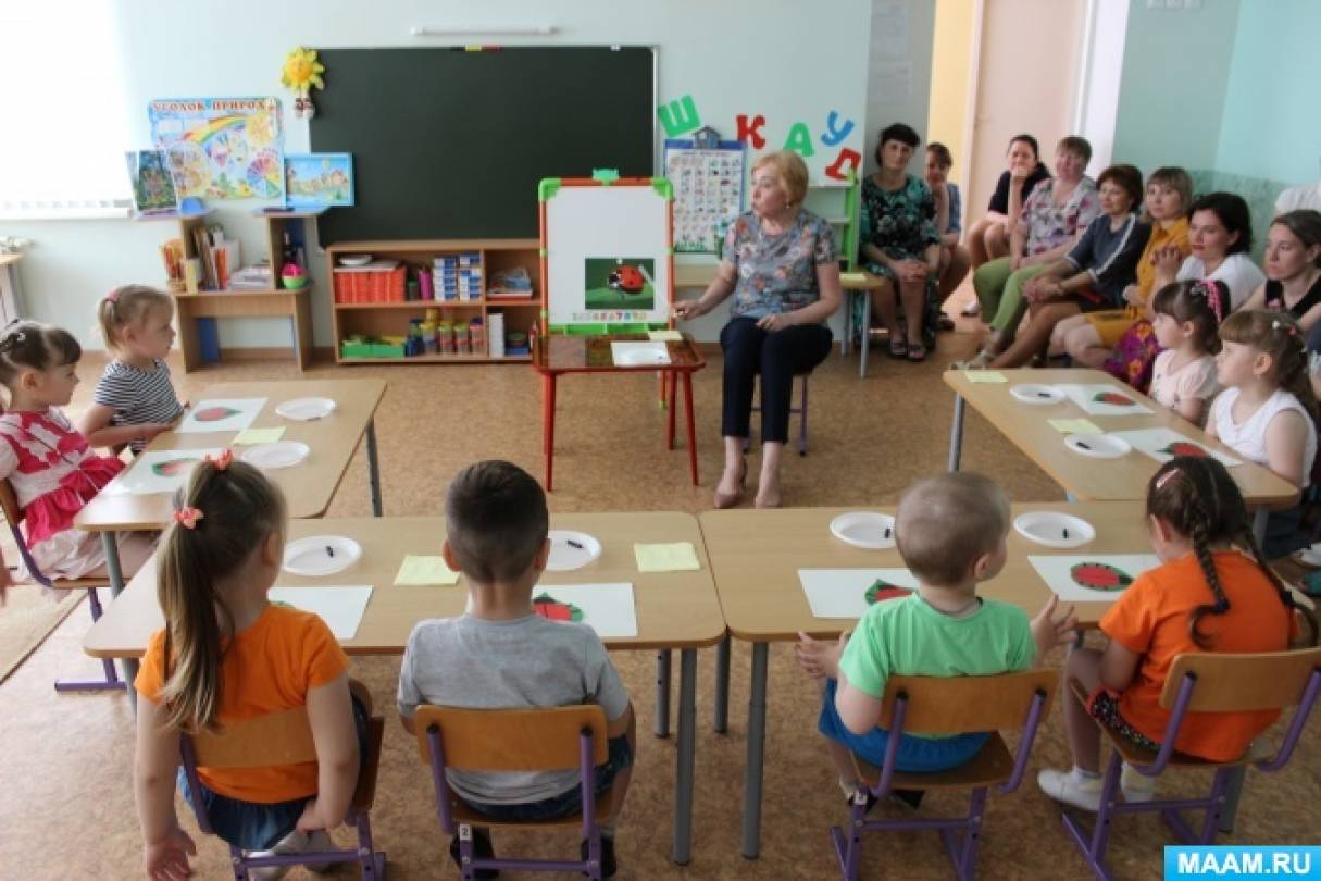 интегрированное занятие во второй группе