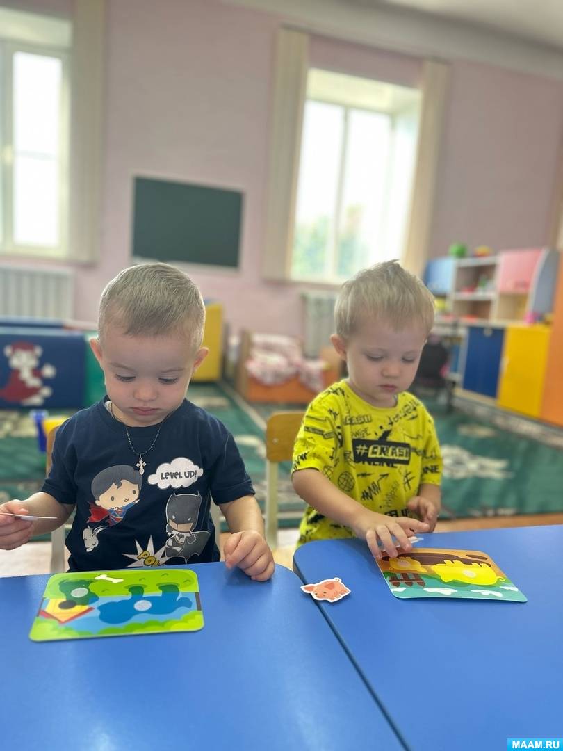 Дидактическая игра в группе раннего возраста «Мама и малыш» (4 фото ...