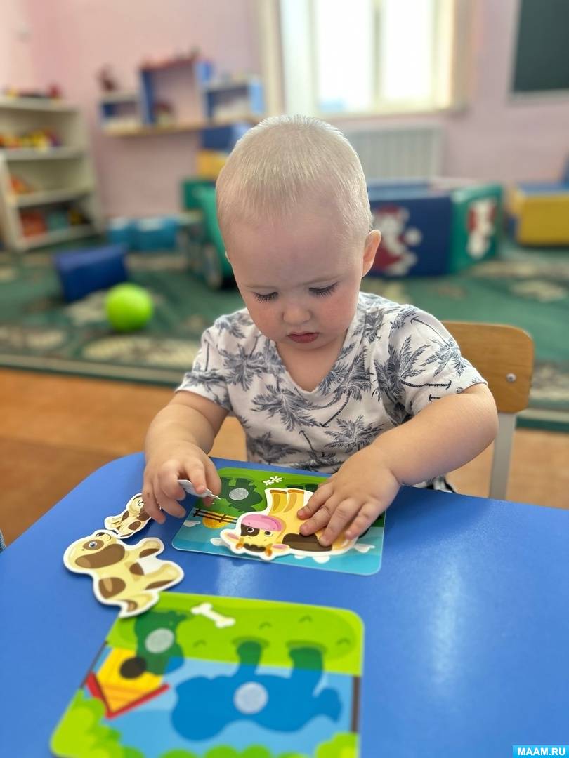 Дидактическая игра в группе раннего возраста «Мама и малыш» (4 фото ...