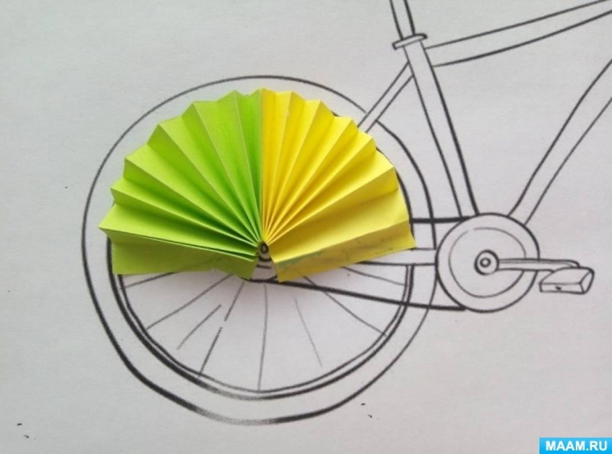Мастер-класс Поделка изделие Цветочный велосипед Бумага гофрированная Картон Клей Проволока