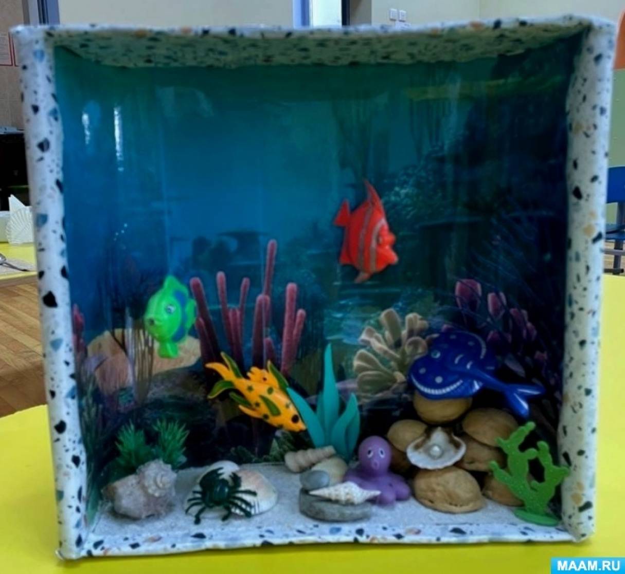 Макет «Подводный мир» для детского сада своими руками