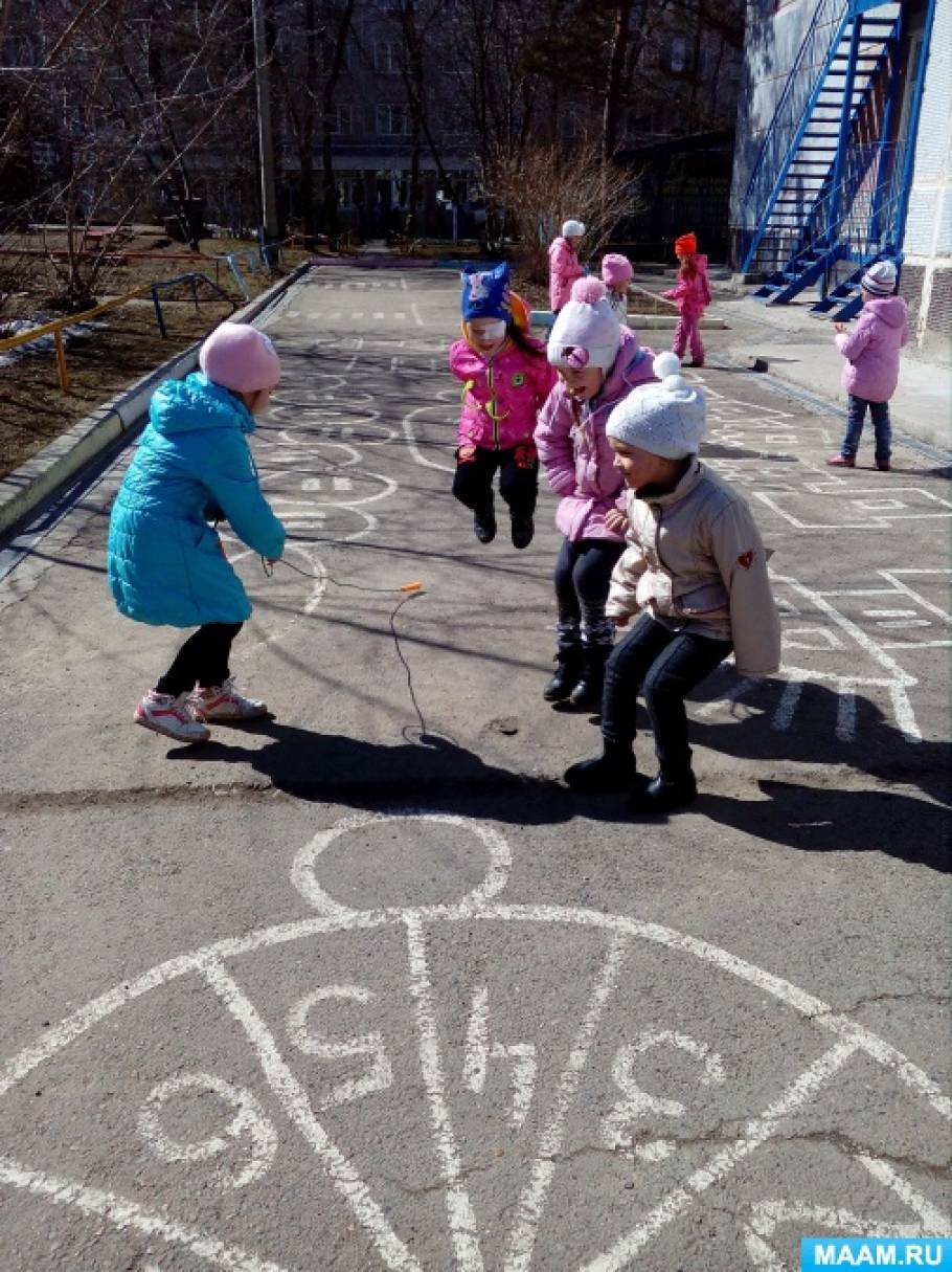 Игры на улице для дошкольников
