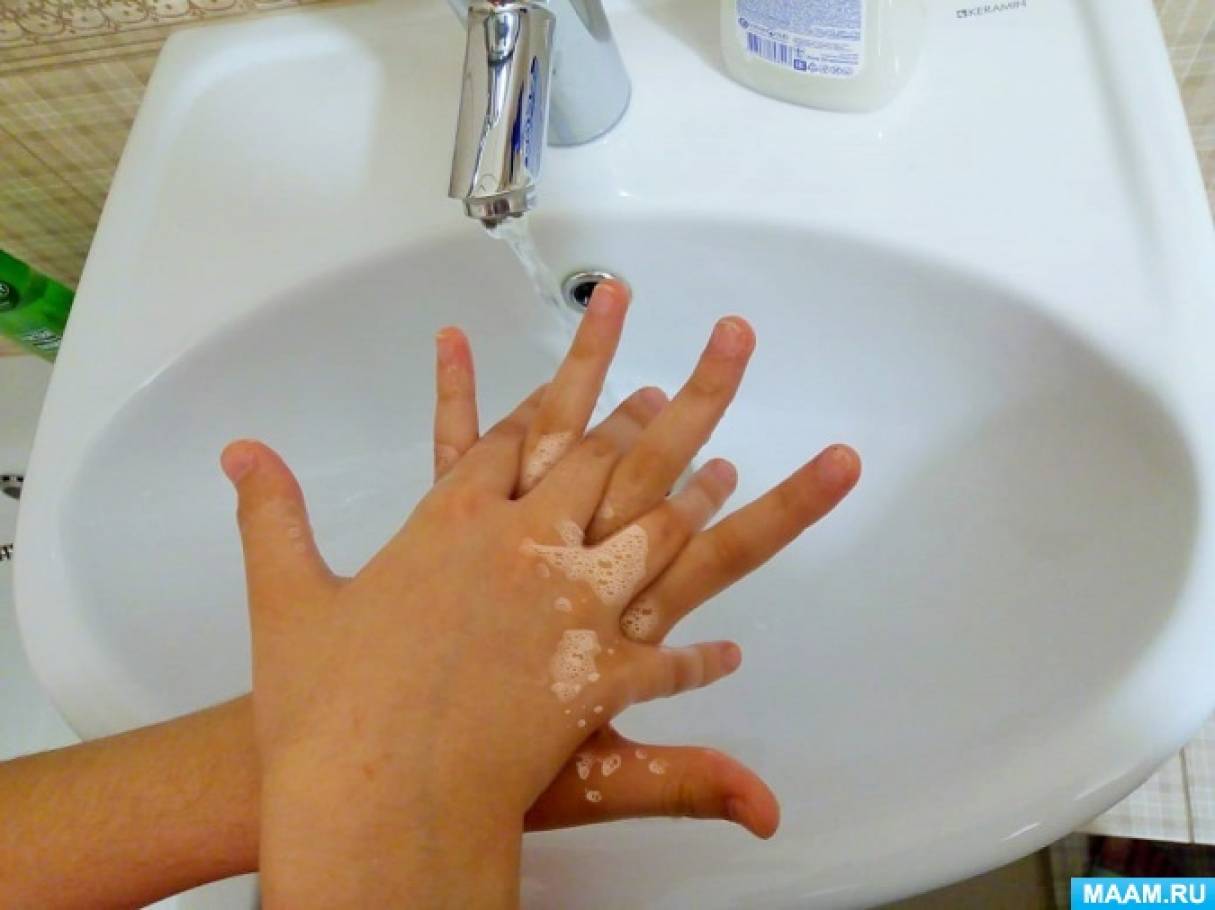 Беседа с детьми о пользе мытья рук