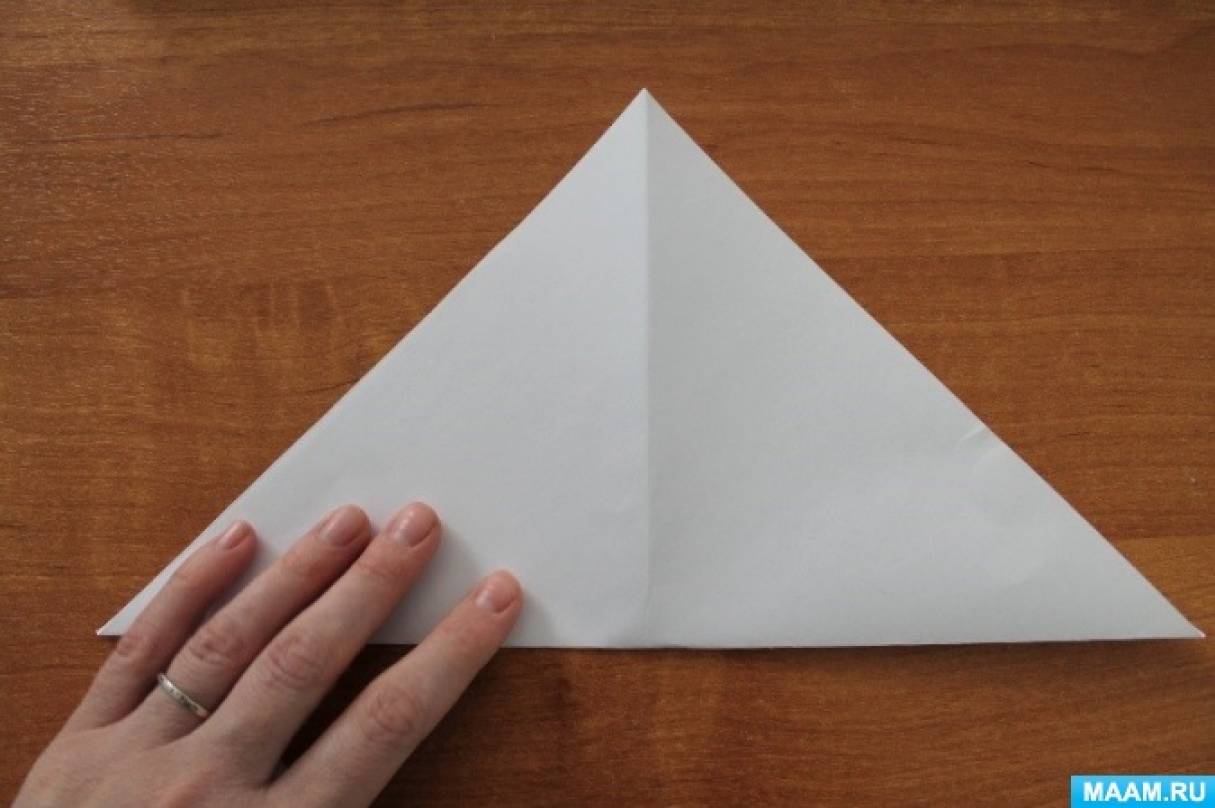 Оригами пароход с двумя трубами, схема