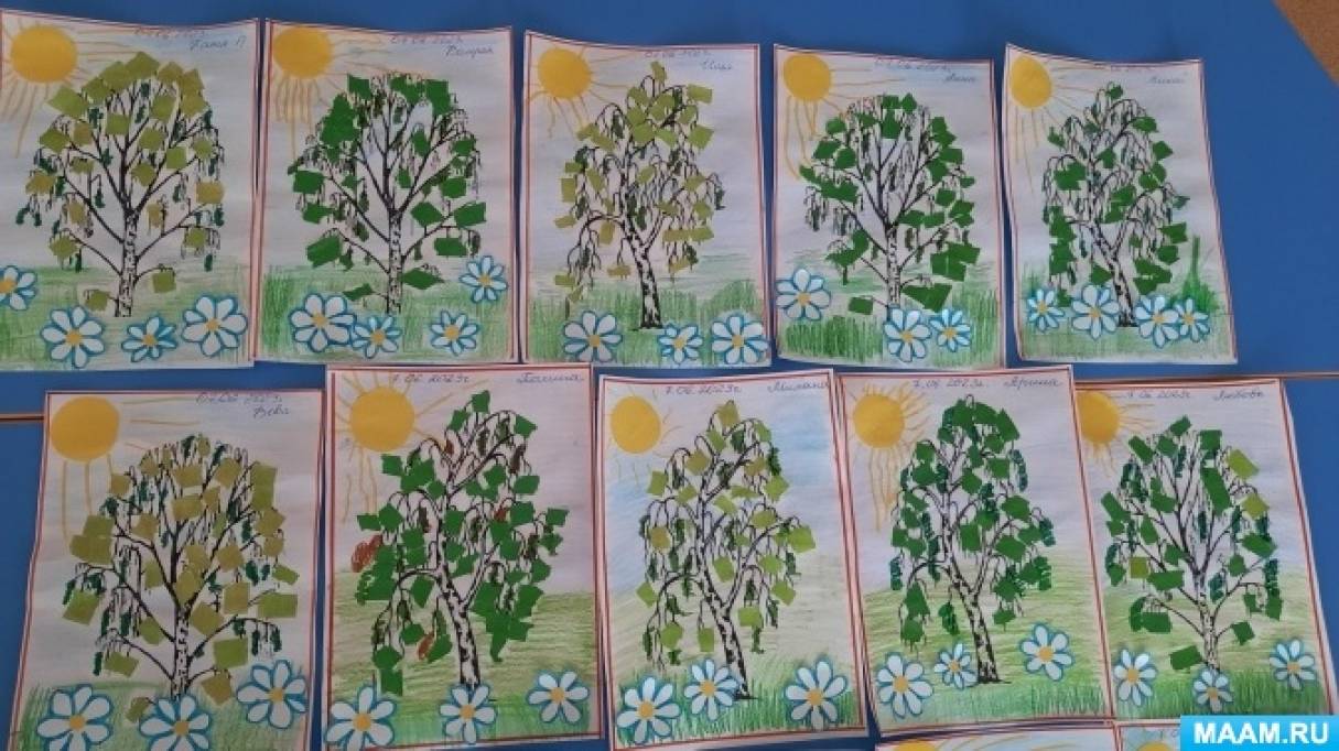 Конспект экологической беседы о березах и отображение их в творчестве ...