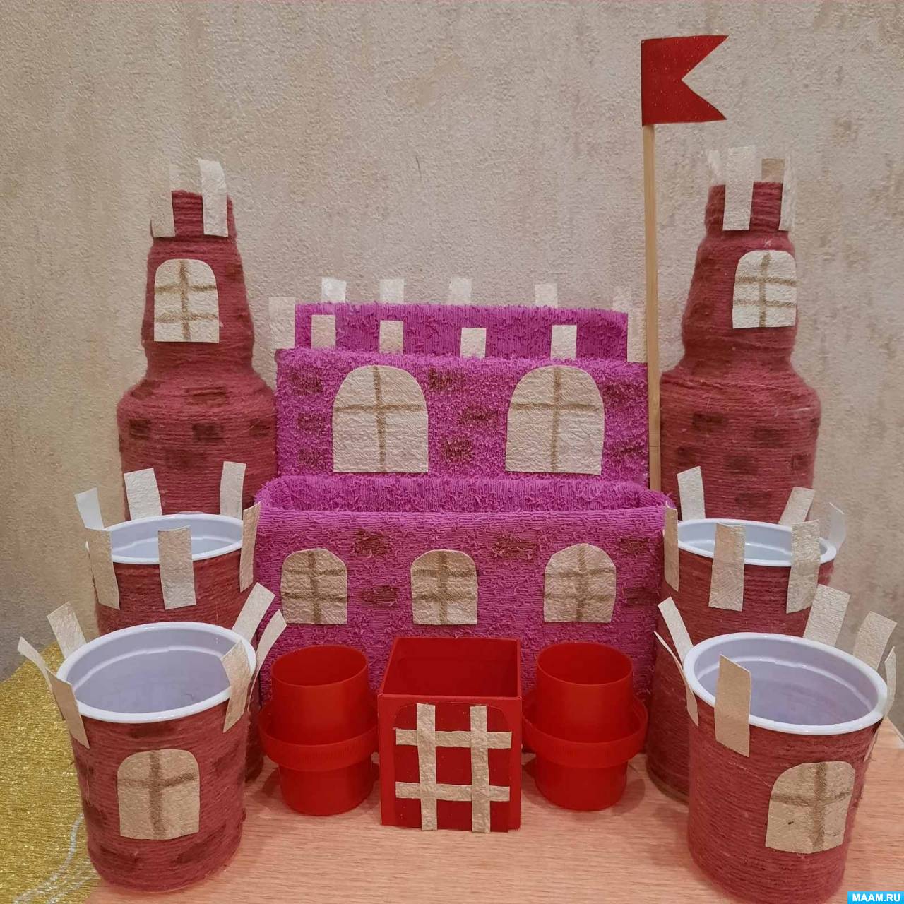 Мастер-класс по изготовлению поделки «Замок творчества» из вторичных ...