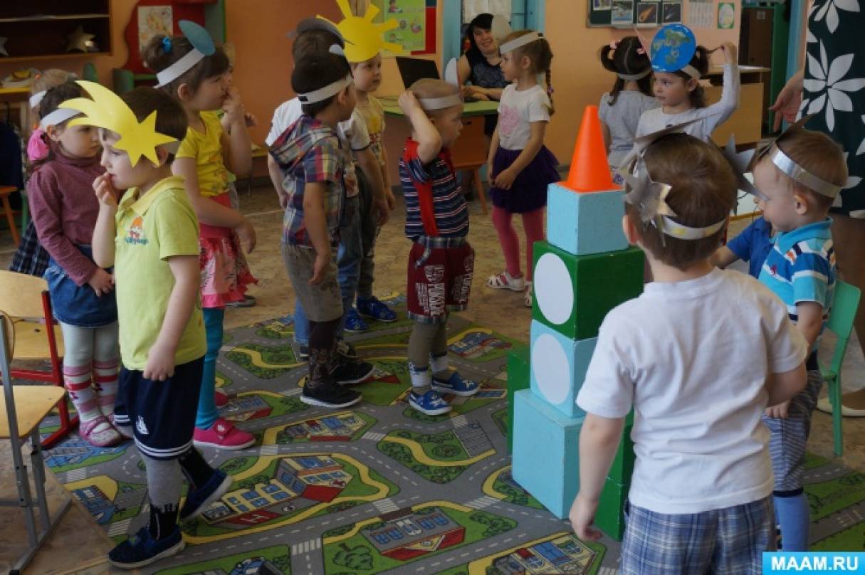Развлечение в детском саду средняя группа