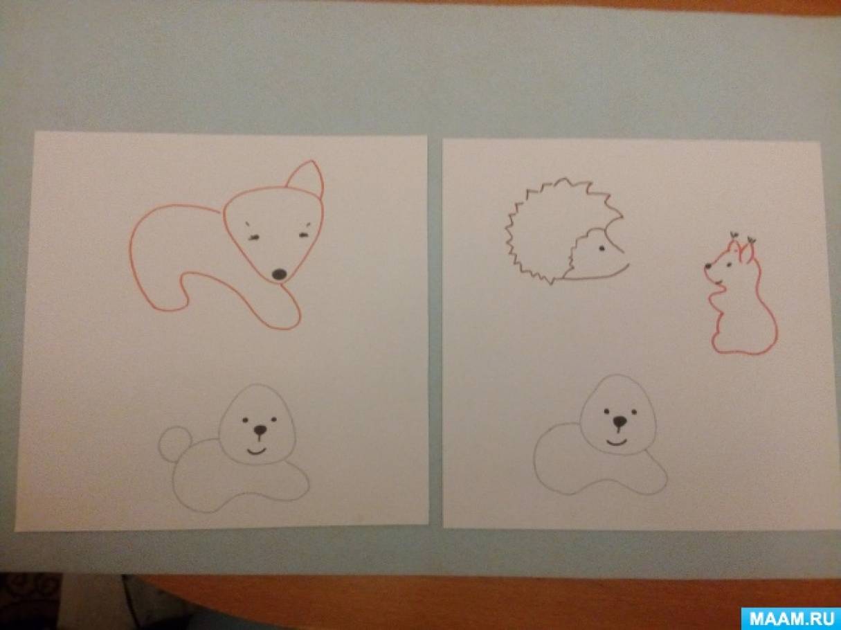 Рисование средняя группа нарисуй картинку. Рисование животных в младшей группе. Рисование в младшей группе животные. Рисование зверей в младшей группе. Рисование Дикие животные младшая группа.