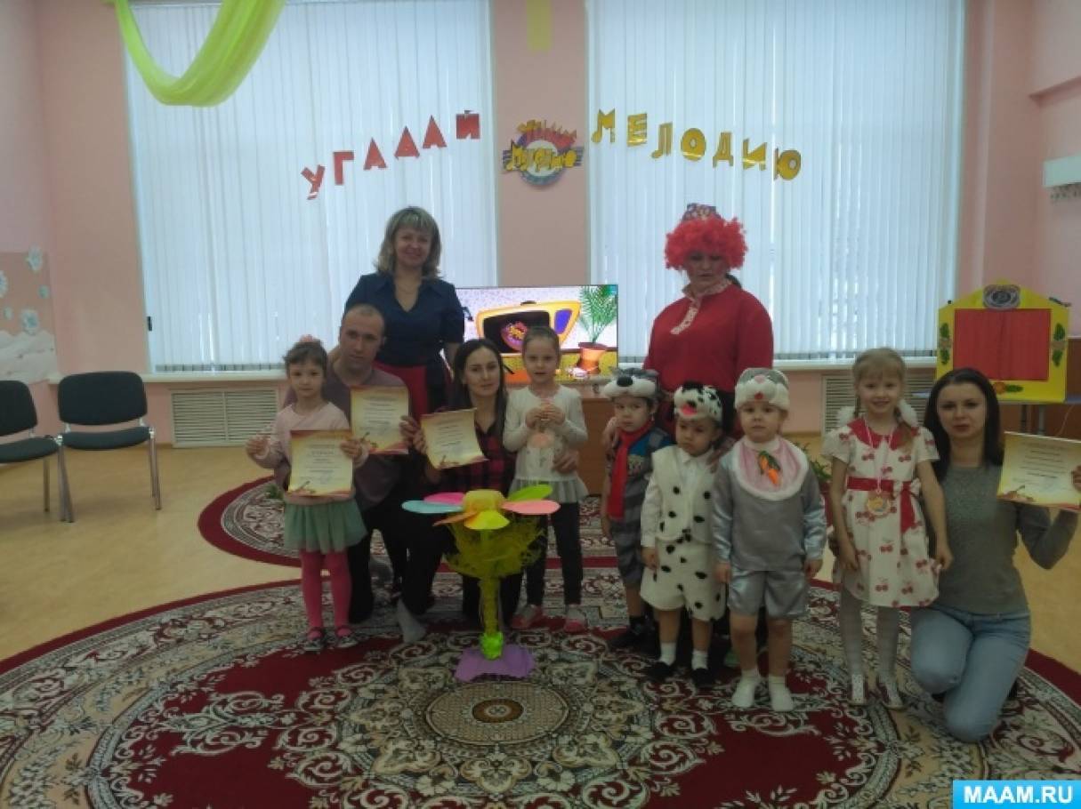 Смотреть фотографию №2 Фото №2 Сценарии развлечений музыкальных игр Угадай мелодию для детей