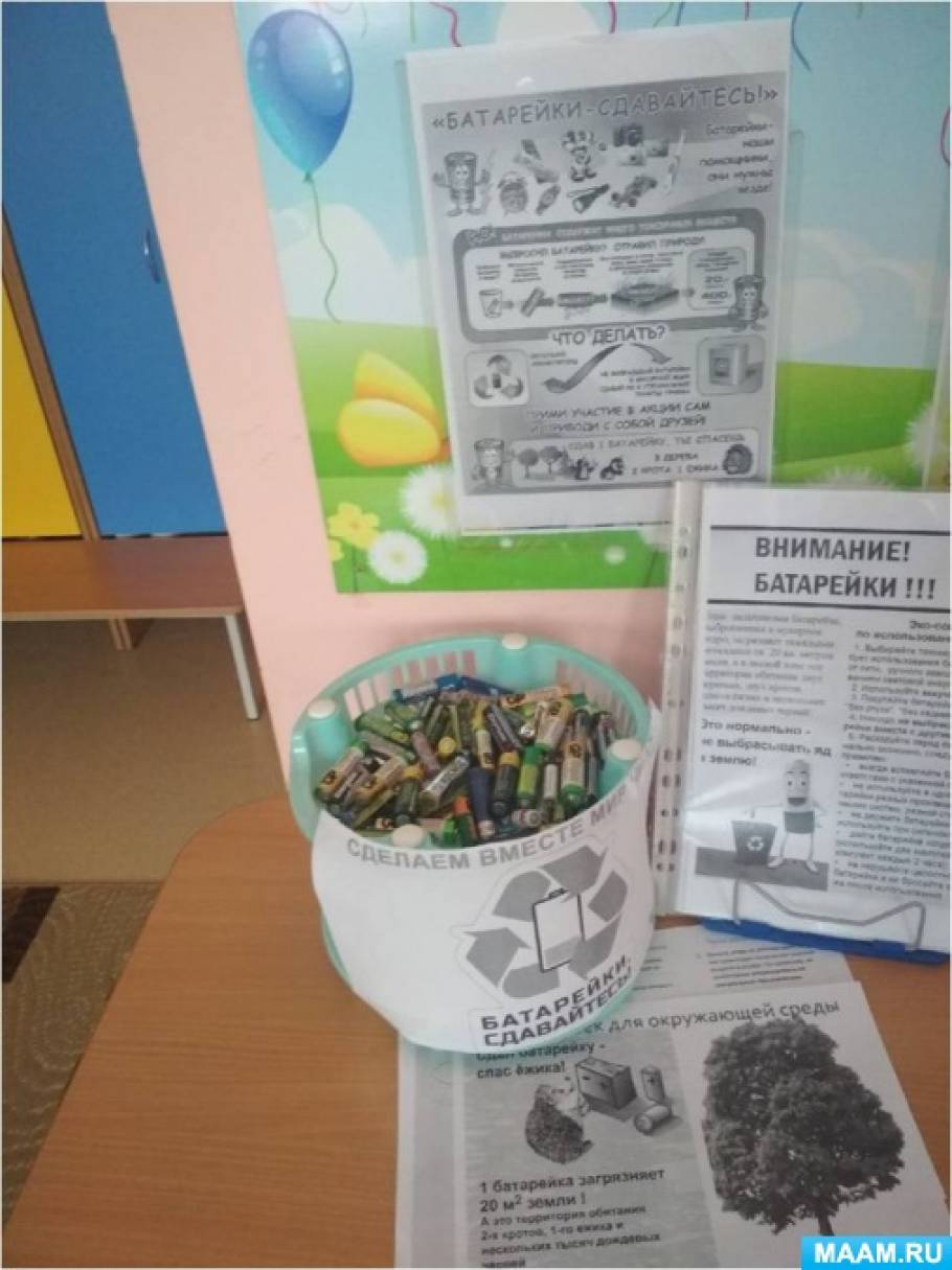 Паспорт проекта «Вредная батарейка» Фото Паспорт проекта «Вредная батарейка»