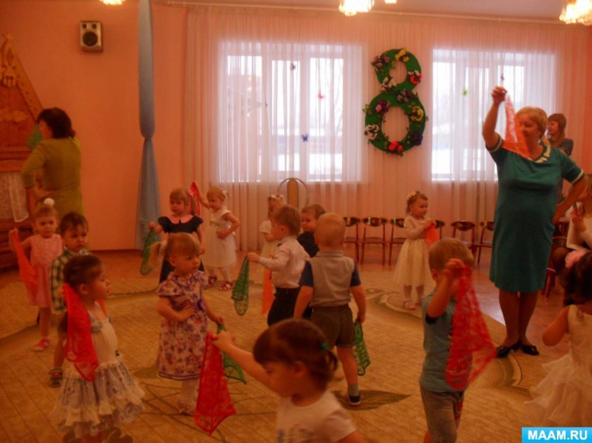 Смотреть фотографию №2 Фото №2 В зале стоит ширма Воспитатель Посмотрите за окошко Стало там теплей немножко
