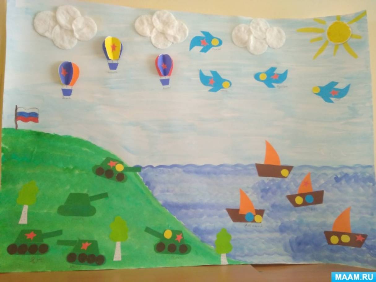 коллективная работа в детском саду 23 февраля. коллективная работа в детском саду 23 февраля. коллективная работа в старшей группе наша армия сильна. коллективное рисование 23 февраля. коллективная работа в детском саду 23 февраля.