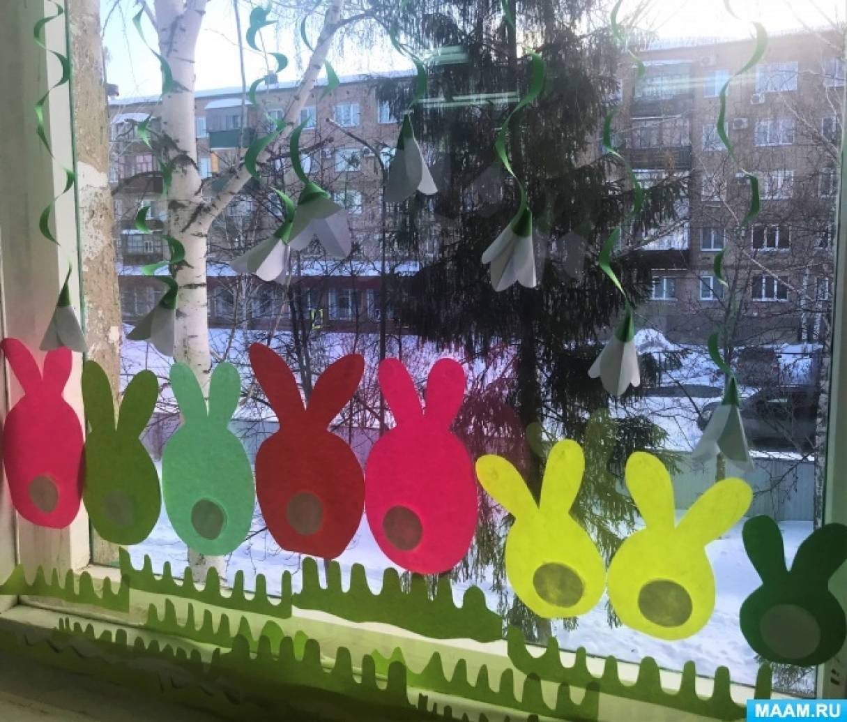 Мастер-класс по изготовлению украшений для оформления окна «Весеннее настроение»