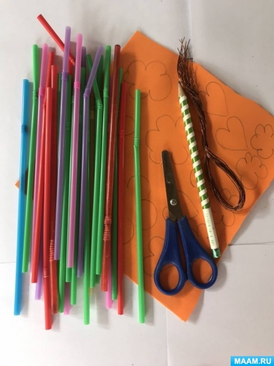 Поделки из трубочек