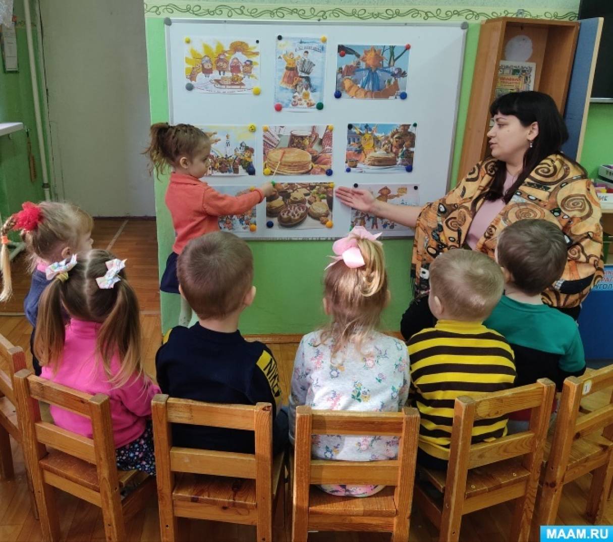 Беседа в младшей группе «Масленица» (1 фото). Воспитателям детских садов, школьным учителям и педагогам - Маам.ру