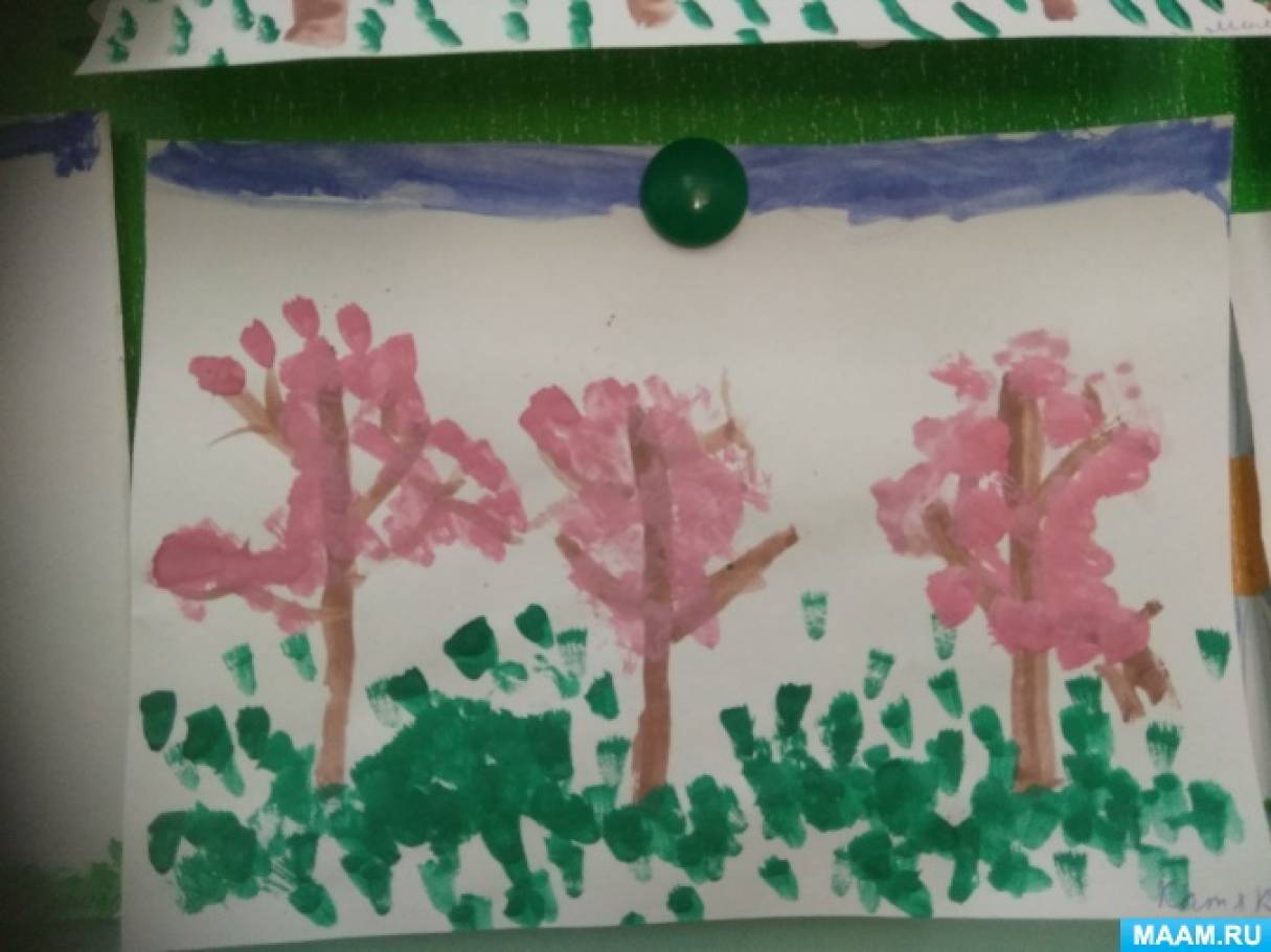 День леса в детском саду подготовительная группа. Рисование цветущие сады подготовительная группа. Рисование Цветущий сад в подготовительной группе. Цветут сады рисование в старшей группе. Рисование в старшей группе на тему цветущие сады.