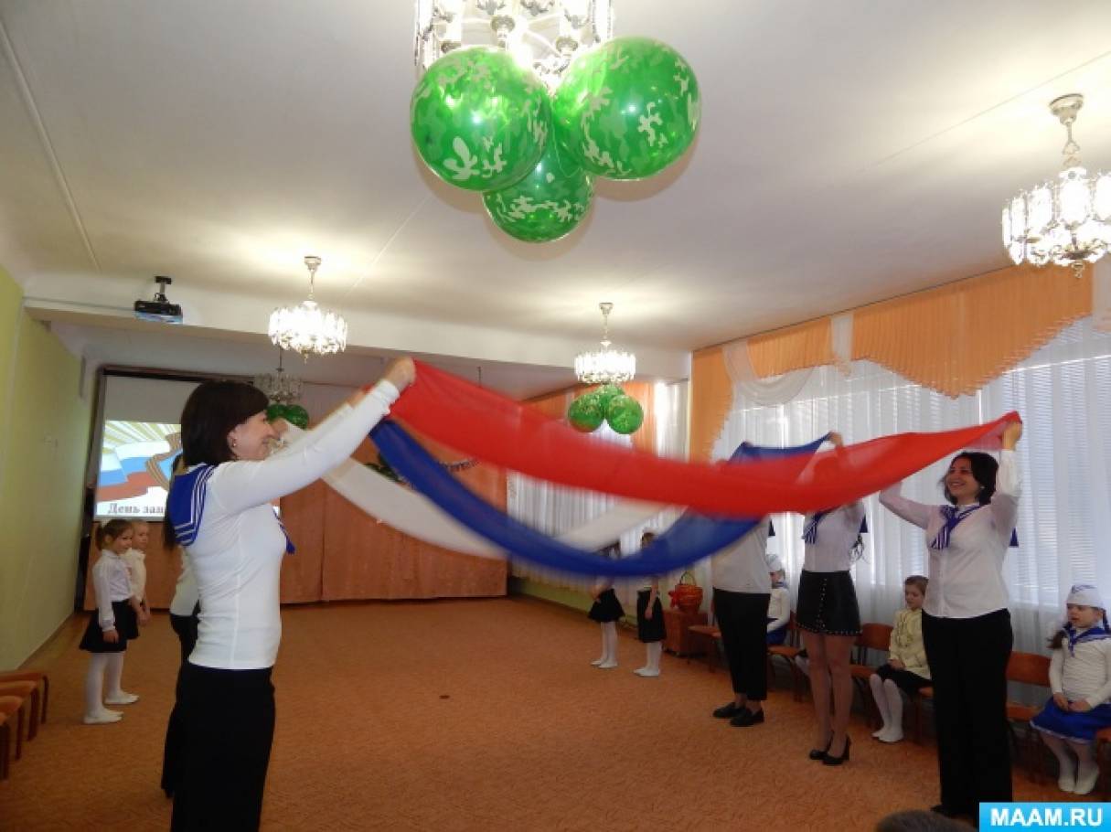 Смотреть фотографию №1 Фото №1 Под марш выход воспитателя с девочками