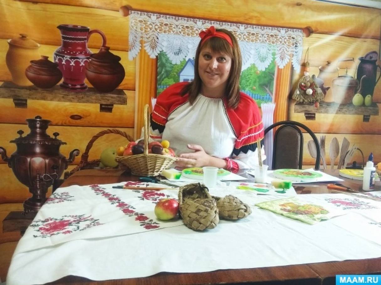 яблочный спас мастер класс для детей