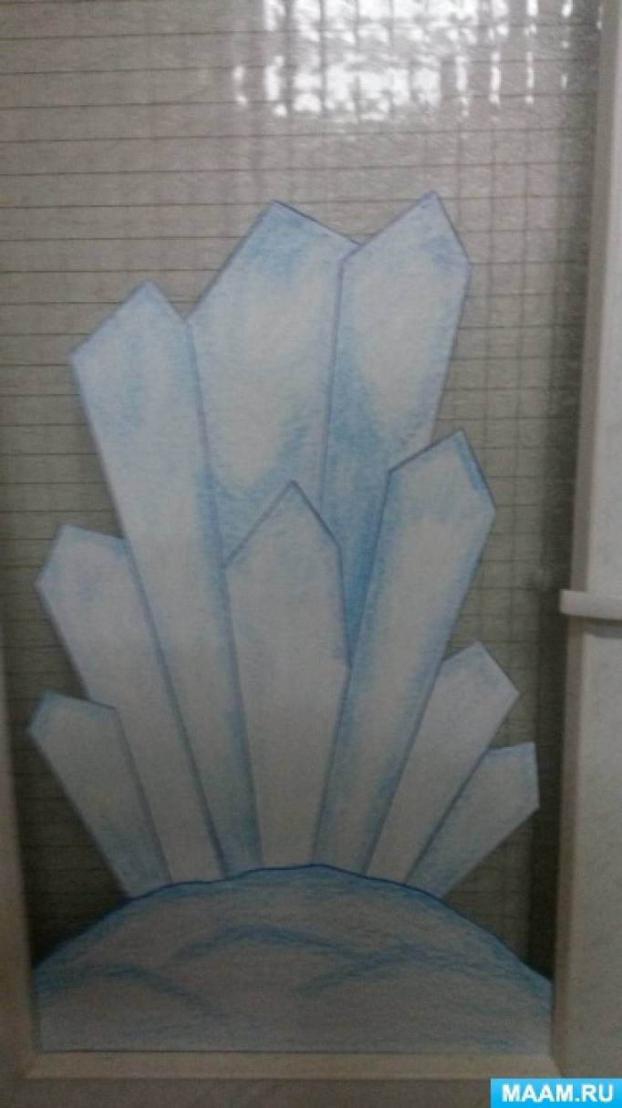 Трон снежной королевы рисунок