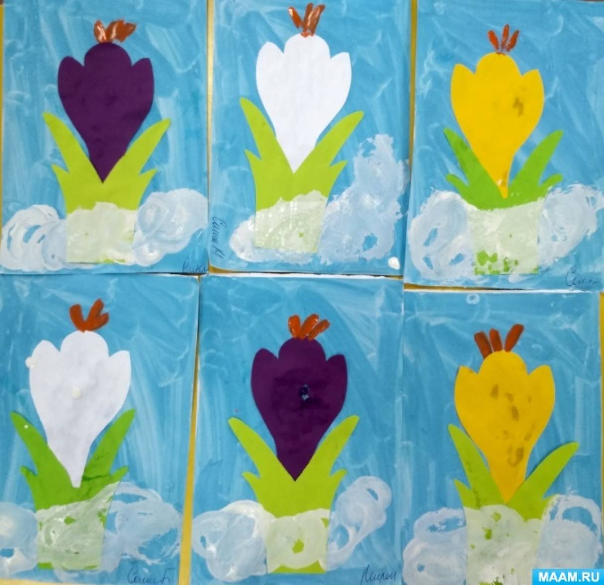 Цветок памяти крокус оригами. Поделка из б маги крокусы. Поделка крокусы для детей. Рисование крокусы в средней группе. Аппликация крокусы в младшей группе.