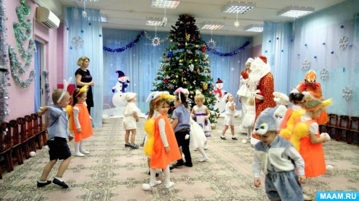 Литературные Герои На Новогоднем Утреннике Сценарий