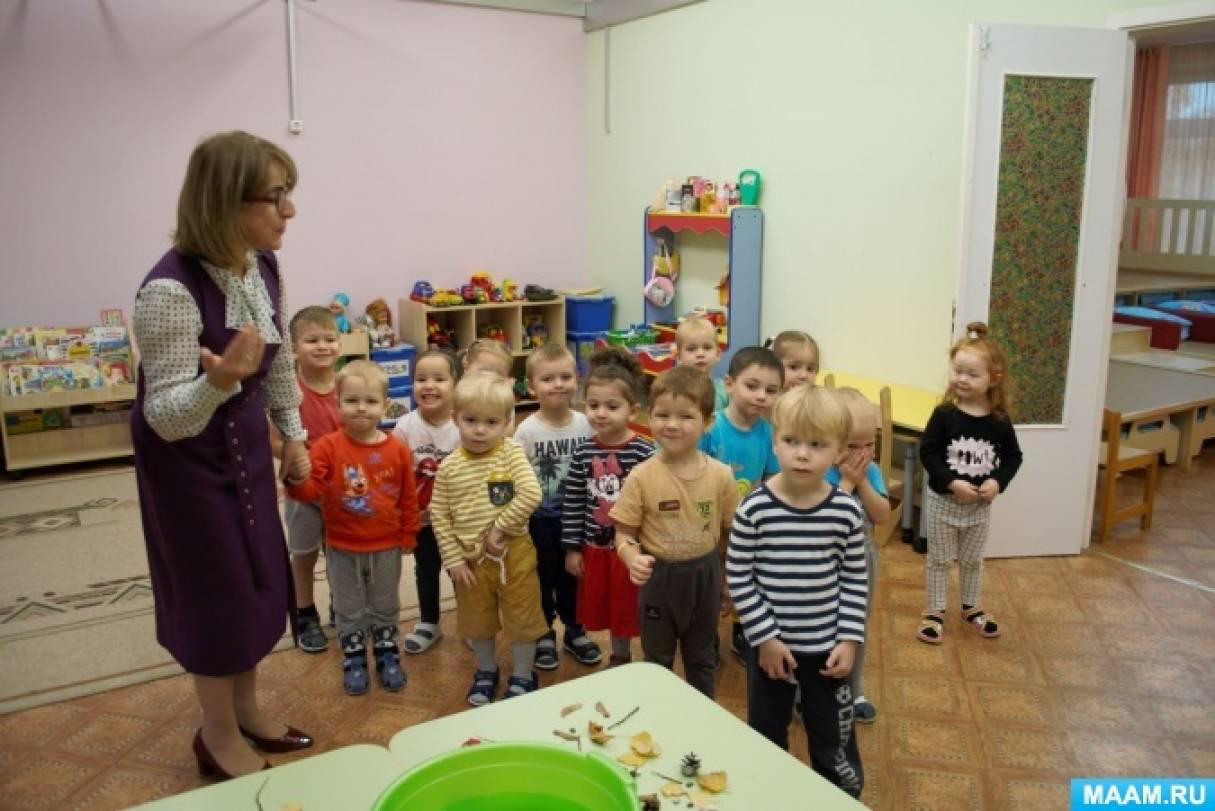 Занятие по развитию речи во второй младшей группе «Путешествие в осенний лес»