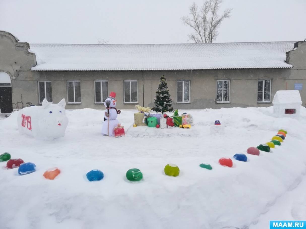 Фото Детского Сада Зимой