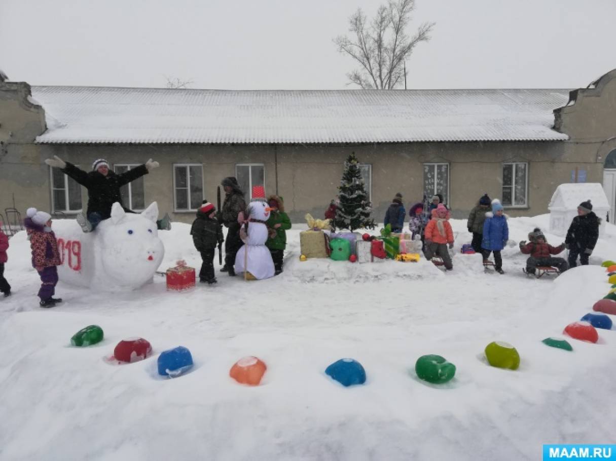 Фото Детского Сада Зимой