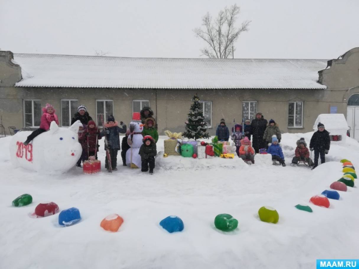 Фото Детского Сада Зимой