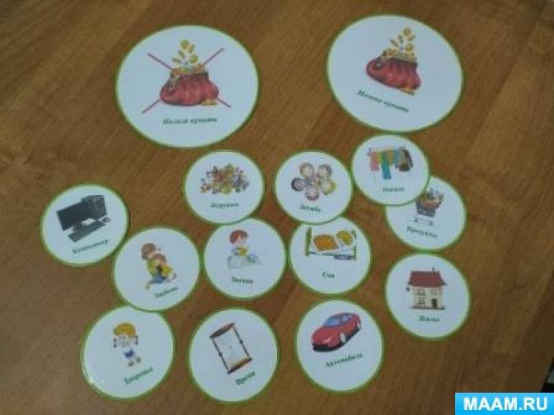 Игра по финансовой грамотности для дошкольников своими руками дидактическая с картинками