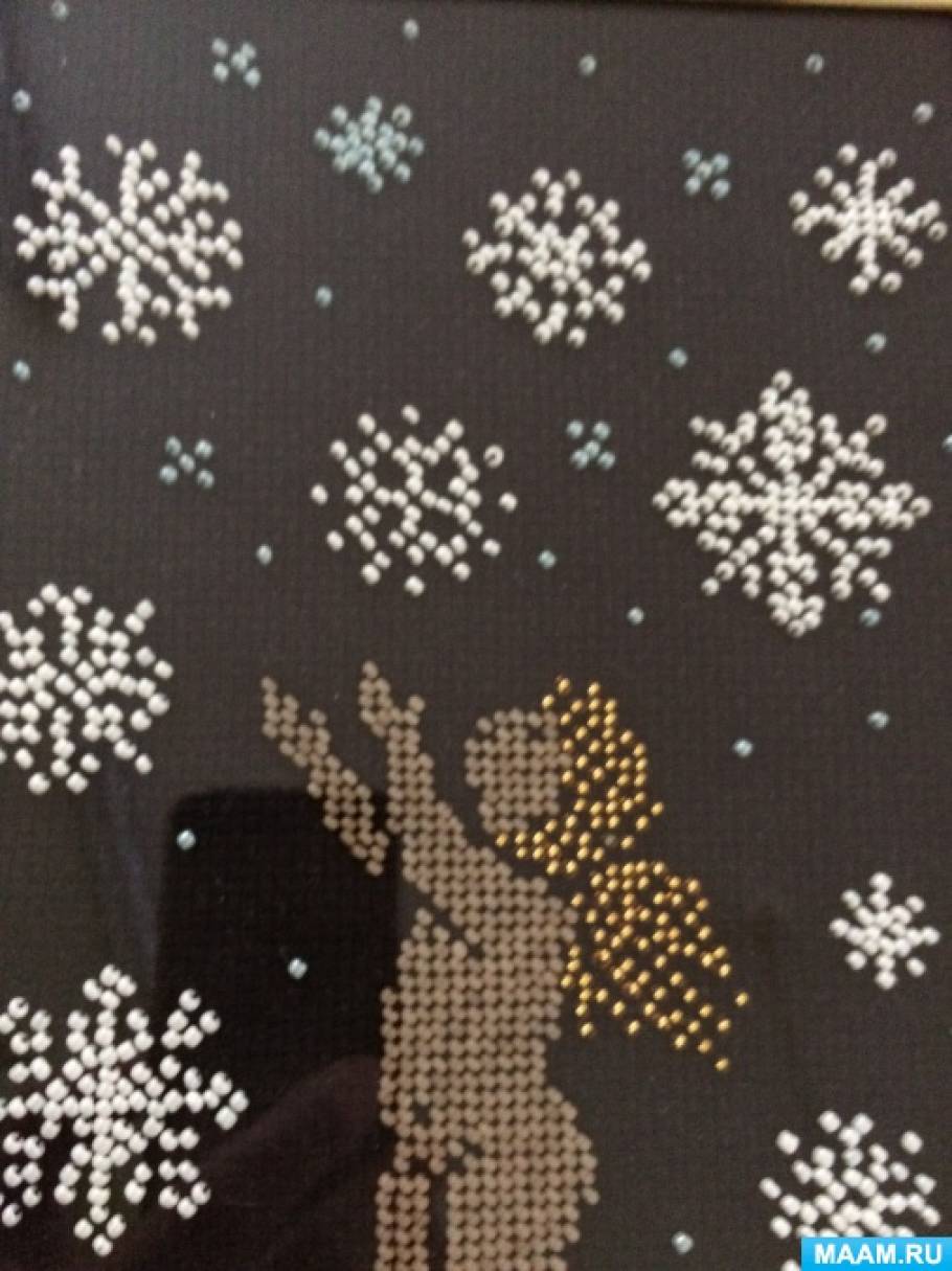 Зимнее кружево поделки