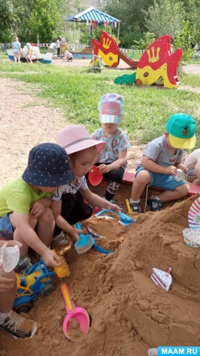 Игры с песком в дошкольном возрасте