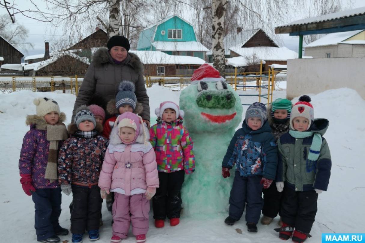 Смотреть фотографию №3 Фото №3 Публикация Фото отчет Зимние прогулки в средней группе размещена в разделах Конспекты занятий