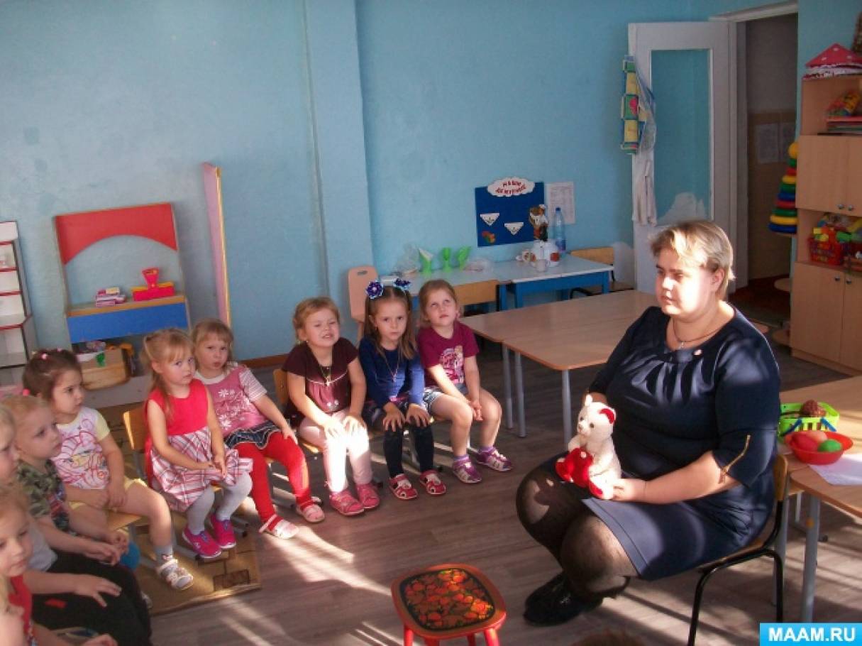 Конспект игрового занятия для детей 1-й младшей, ясельной группы детского сада, тема: «Фрукты»