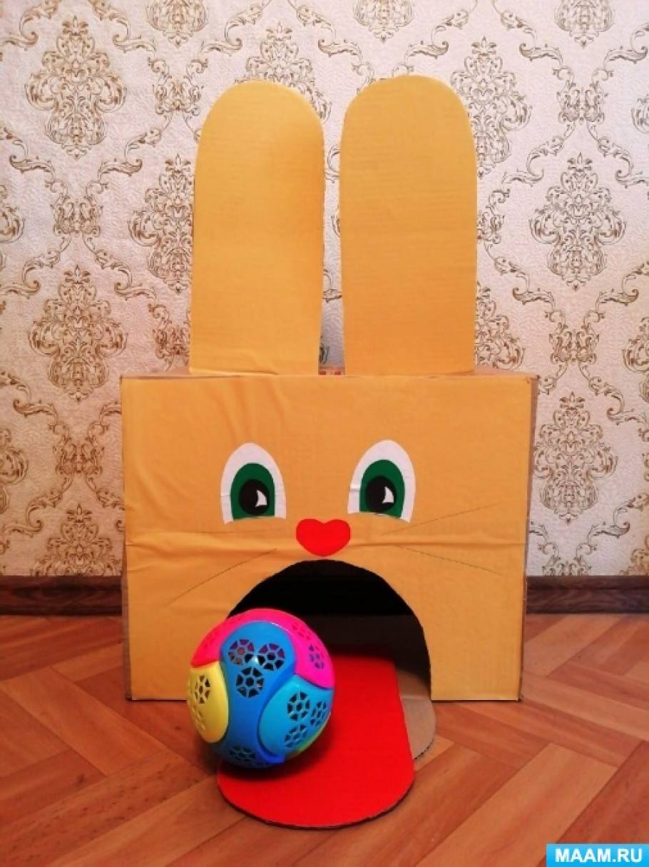 Игра с мячом «Накорми зайца» для детей дошкольного возраста (7 фото ...