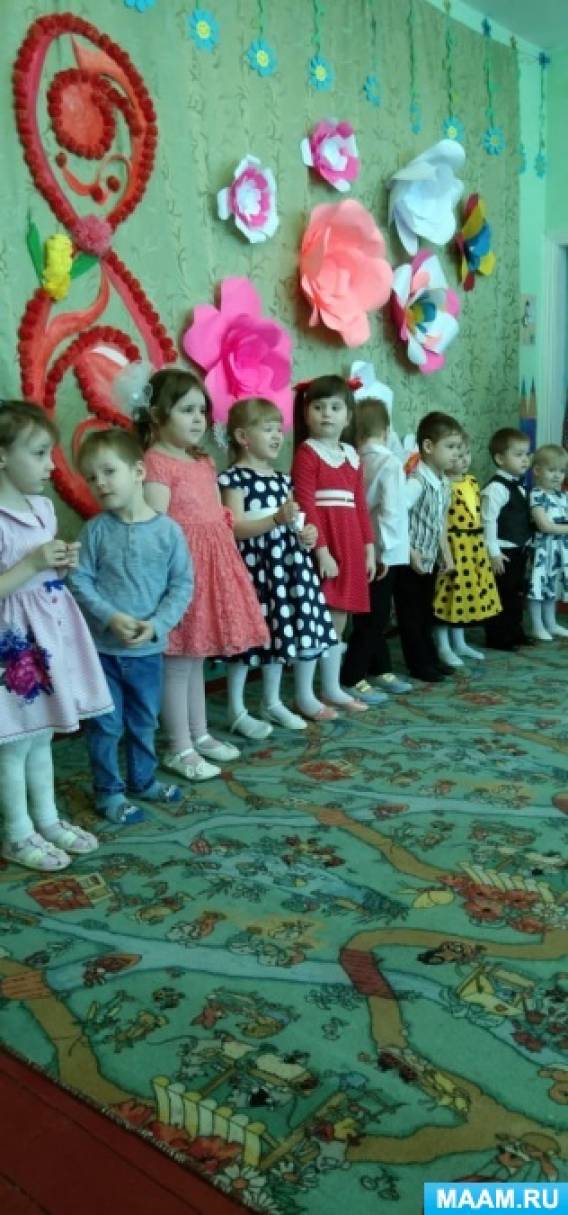 сценарии утренника 8 марта для средней группы