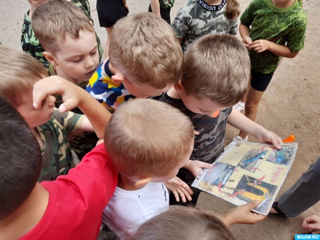 Фотоотчёт. Военно-спортивная игра «Зарница» в детском саду