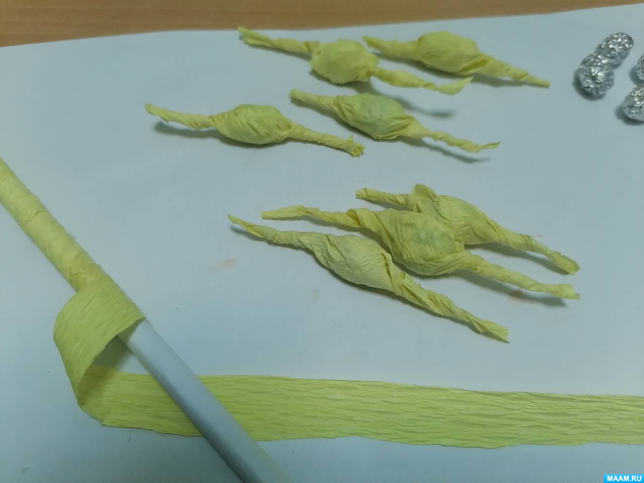 Колосок из бумаги