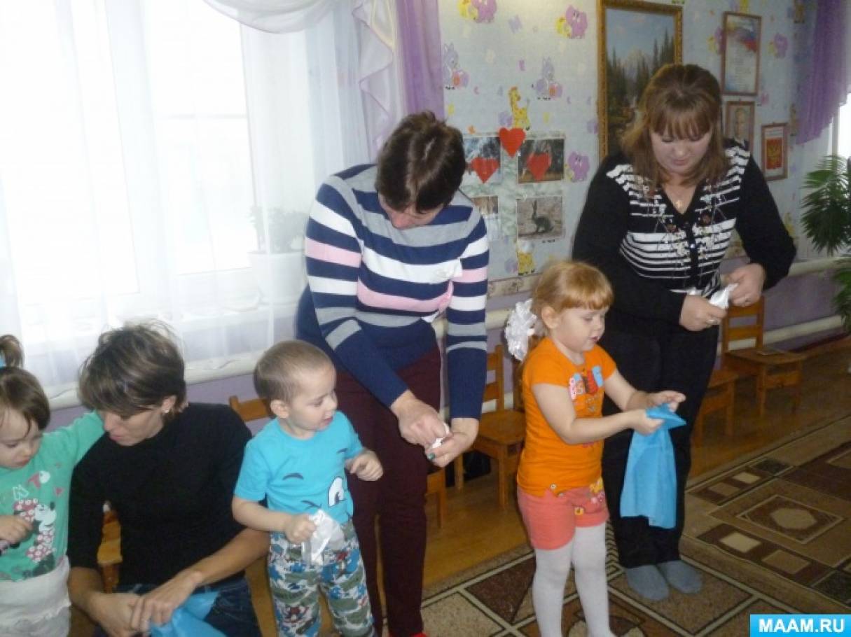 Спортивное развлечение во второй младшей группе «Вместе с мамой» (10 ...