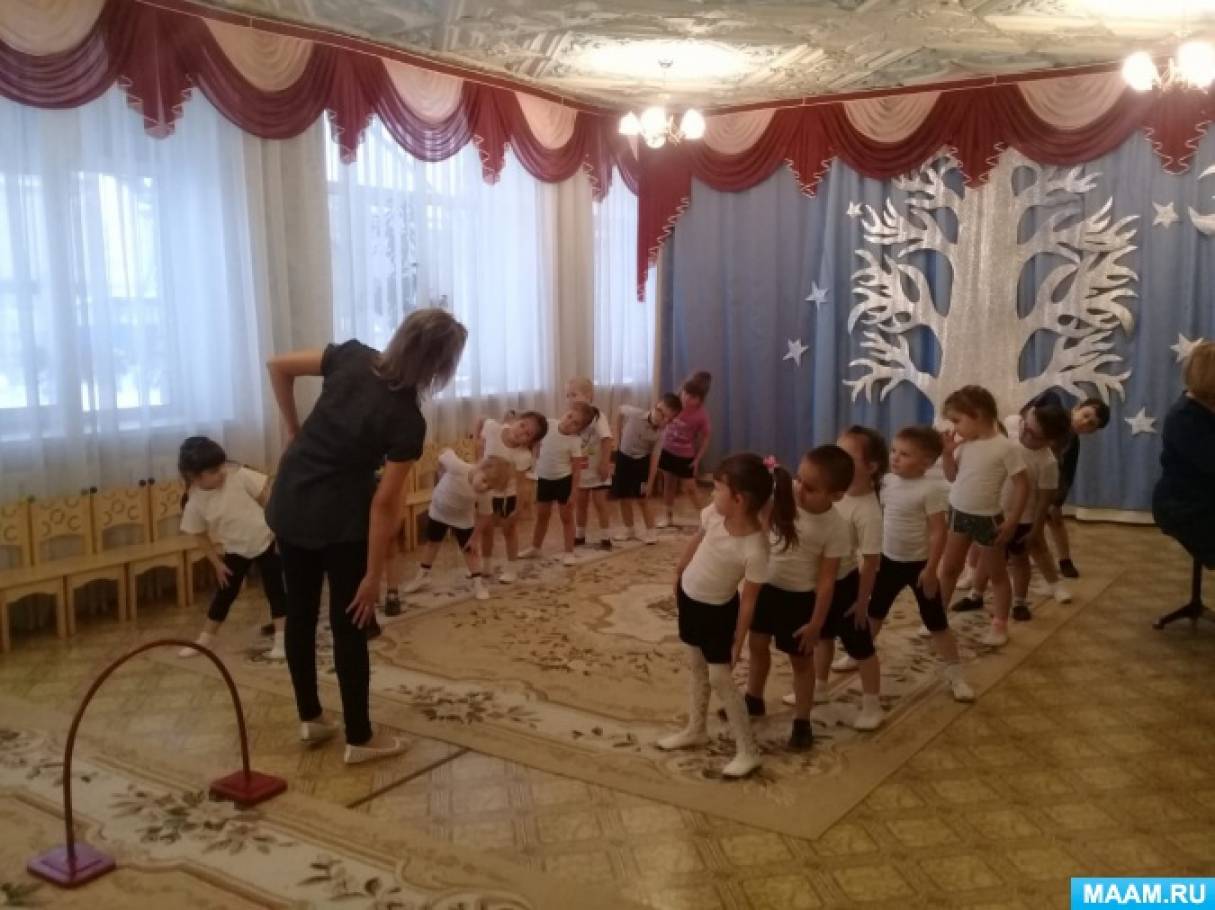 Открытое занятие по физкультуре в средней группе «Путешествие в зимний лес» Фото Открытое занятие по физкультуре в средней группе «Путешествие в зимний лес»