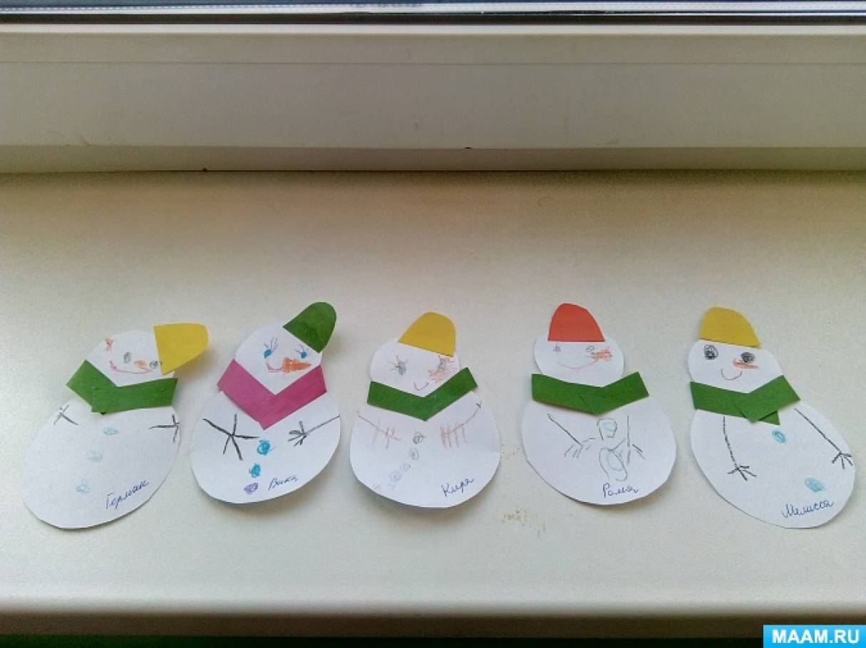 Конструирование из бумаги зимняя тема