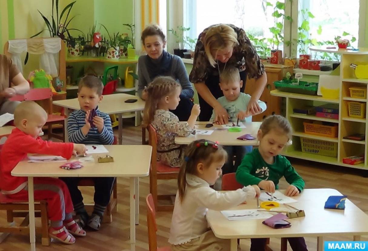 Конспект НОД по рисованию в первой младшей группе «Дерево» Фото Конспект НОД по рисованию в первой младшей группе «Дерево»
