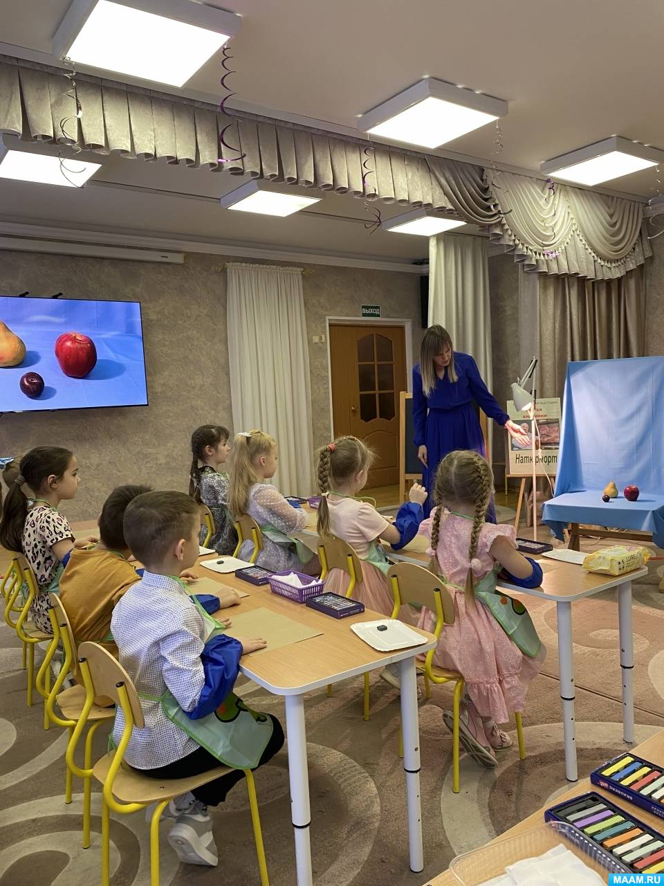 Фотоотчёт об участии в семинаре «Методика обучения детей дошкольного возраста рисованию натюрморта с натуры» в рамках ГПС