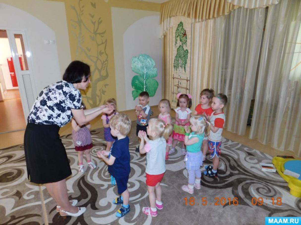 Конспект музыкального занятия в ясельной группе