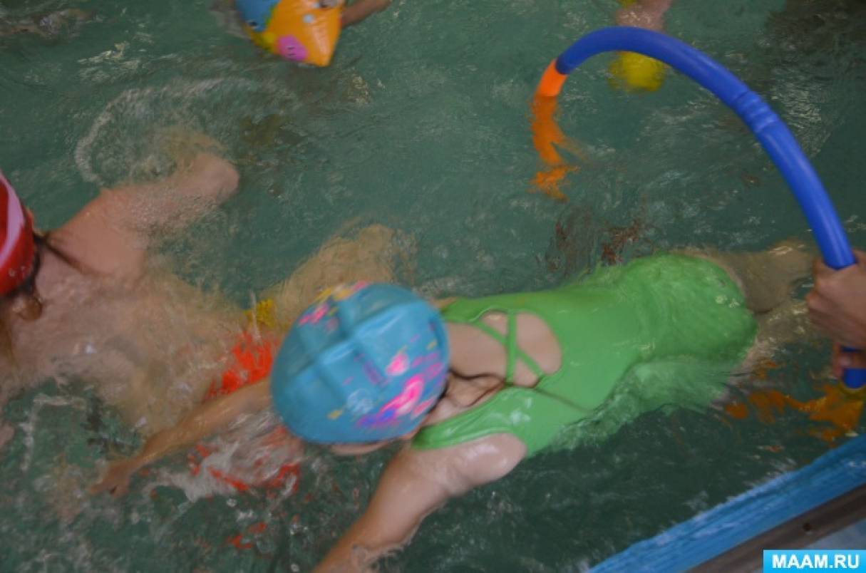 Занятие в бассейне ребенку 4 года