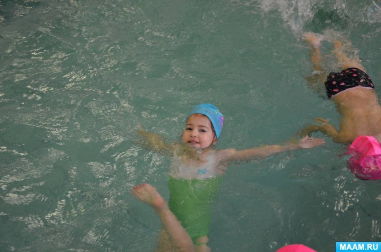 Занятие в бассейне ребенку 4 года