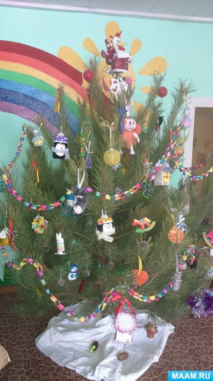 Новогодние поделки детей совместно с родителями Фото Новогодние поделки детей совместно с родителями