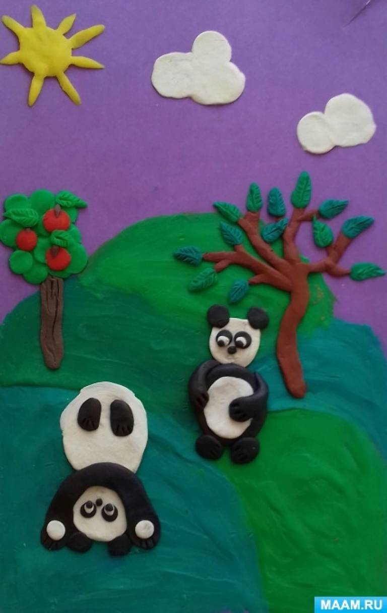 Мастер-класс по изготовлению поделки «Мишки панда» к Международному Дню панд