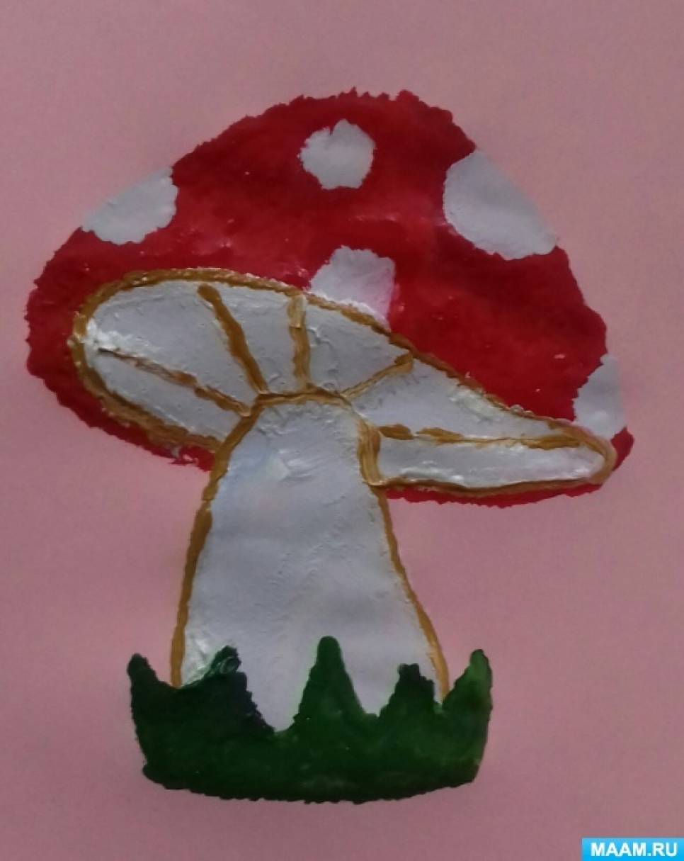 Мастер-класс по рисованию методом «тычка» «В красной шапочке грибок» к Дню Мухомора на МAAM