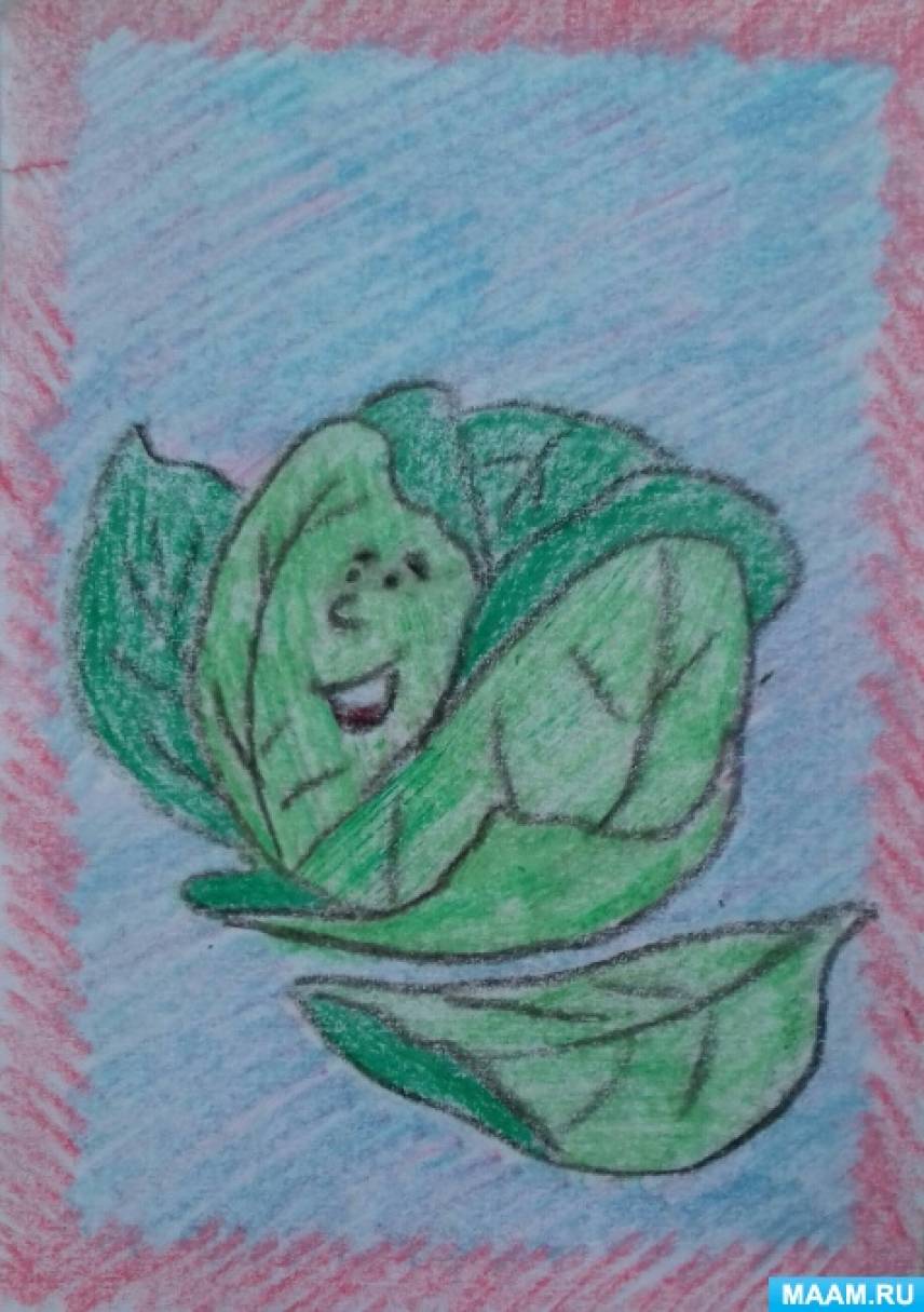 Мастер-класс по рисованию восковыми мелками «Не книжка, а с листьями» к Дню капусты на МAAM